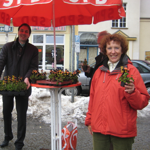 Foto: spd-zehlendorf | Bild Infostand im Januar |